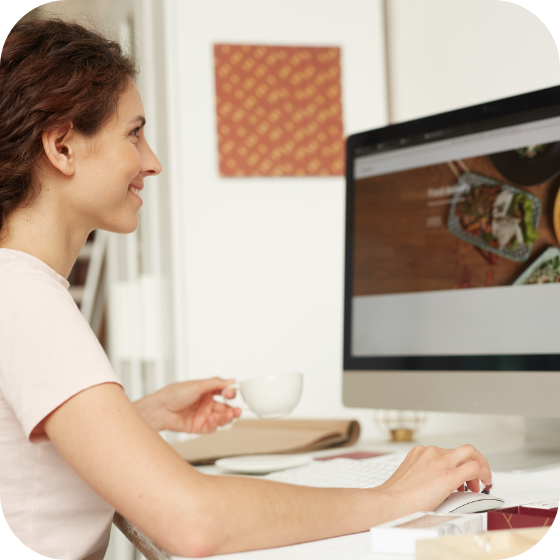 guy and girl at computer monitor