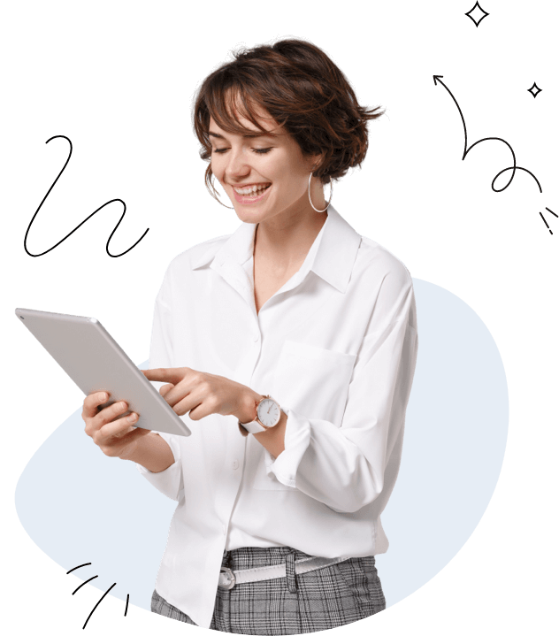 Woman contacting HostPapa 24/7 support