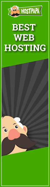 Shared Hosting - HostPapa - 160x600 - Dark