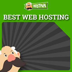 Shared Hosting - HostPapa - 250x250 - Dark