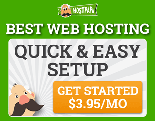 Shared Hosting - HostPapa - 320x250 - White