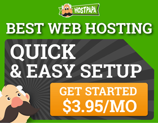 Shared Hosting - HostPapa - 320x250 - Dark