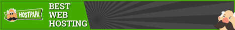 Shared Hosting - HostPapa - 468x60 - Dark