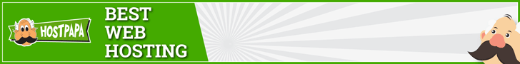 Shared Hosting - HostPapa - 728x90 - White
