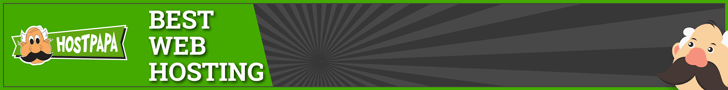 Shared Hosting - HostPapa - 728x90 - Dark