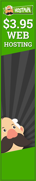 Shared Hosting - HostPapa - 120x600 - Dark