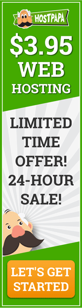 Shared Hosting - HostPapa - 160x600 - White