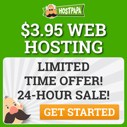 Shared Hosting - HostPapa - 250x250 - White