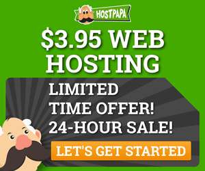 Shared Hosting - HostPapa - 300x250 - Dark