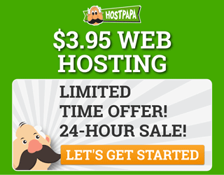 Shared Hosting - HostPapa - 320x250 - White