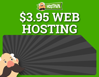 Shared Hosting - HostPapa - 320x250 - Dark