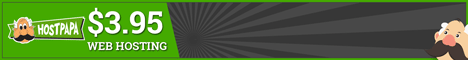 Shared Hosting - HostPapa - 468x60 - Dark