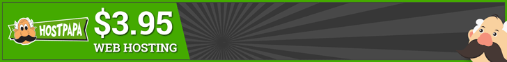 Shared Hosting - HostPapa - 728x90 - Dark