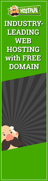 Shared Hosting - HostPapa - 160x600 - Dark