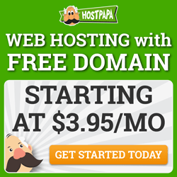 Shared Hosting - HostPapa - 250x250 - White