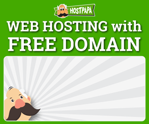 Shared Hosting - HostPapa - 300x250 - White