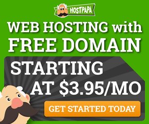 Shared Hosting - HostPapa - 300x250 - Dark