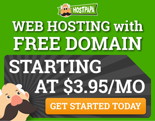 Shared Hosting - HostPapa - 320x250 - Dark