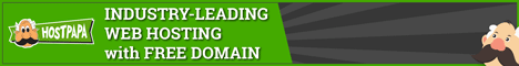 Shared Hosting - HostPapa - 468x60 - Dark