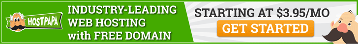 Shared Hosting - HostPapa - 728x90 - White