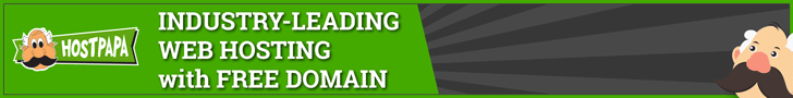 Shared Hosting - HostPapa - 728x90 - Dark