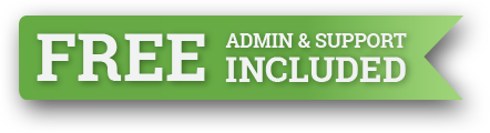 Free admin & support included
